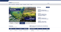 Desktop Screenshot of gwirealestate.com.br